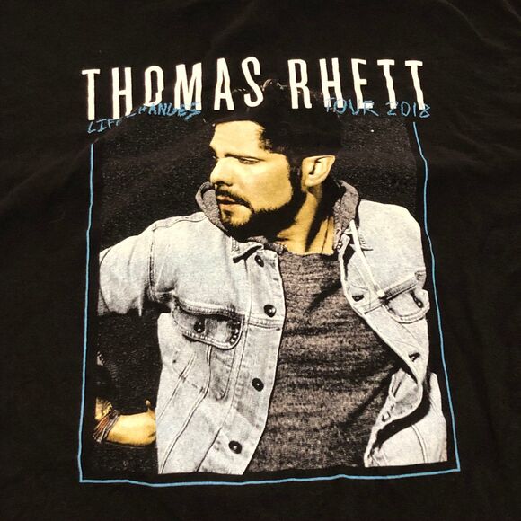 Thomas Rhett Life Changes Tour Shirt, Band Tee, Country Music Singer SZ XL - Picture 2 of 10